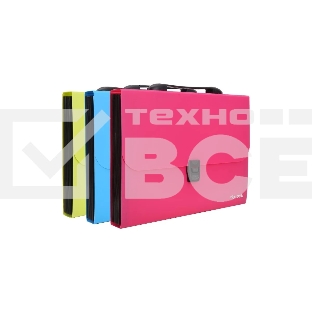 Папка-портфель Deli Rio EB40302 13 отделений, A4 полипропилен 0.6мм, ассорти