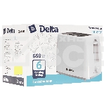 Тостер DELTA DL-6901 белый, 650 Вт, фото5