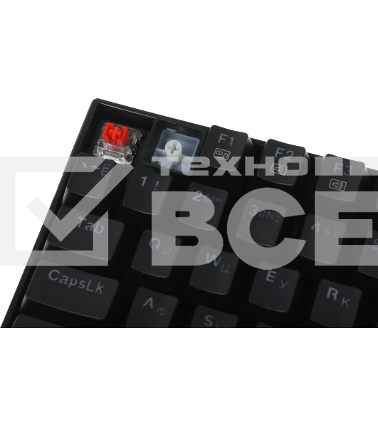 Клавиатура проводная игровая REDRAGON MITRA (USB, MAGN. RED, RGb)