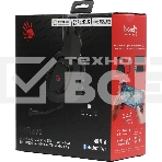 Гарнитура беспроводная с микрофоном A4Tech Bloody MR575 черный BT оголовье (MR575), фото4