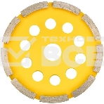 Чашка алмазная шлифовальная Kranz 1-ряд 125х22.2 мм, фото 1