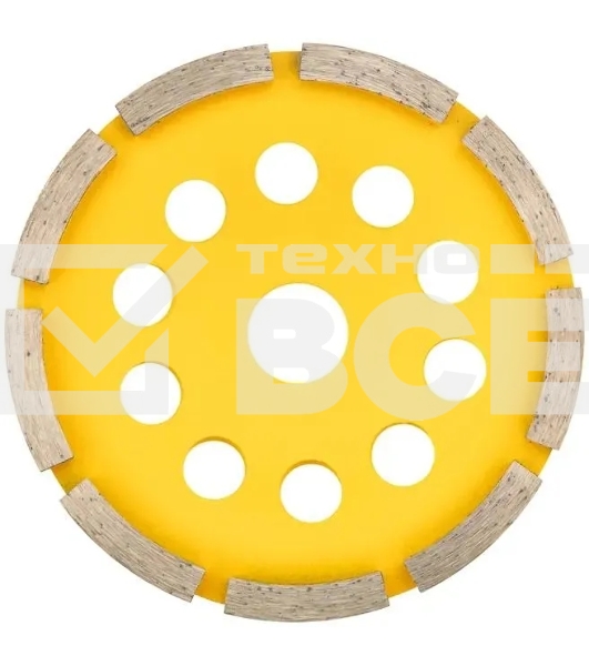 Чашка алмазная шлифовальная Kranz 1-ряд 125х22.2 мм