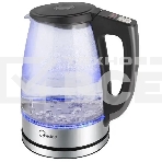 Чайник электрический Midea MK-8019, мощность 2200 Вт, объем 1.7 л, цифровой дисплей, регулировка температуры нагрева, 6 режимов нагрева, поддержание температуры, подсветка, фото3