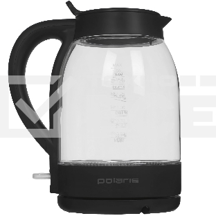 Чайник электрический Polaris PWK-1797-СGL, 2200вт, 1,8л, стекло, черный