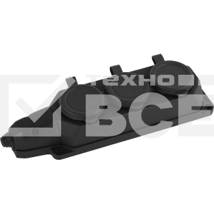 Колодка каучуковая ЭРА с/з 3гн 16A IP44 черная Б0044545 ЭРА