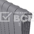 Радиатор биметаллический Royal Thermo Infinity 500 Silver Satin - 12 секц., фото4