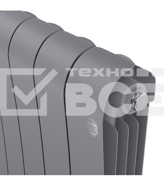 Радиатор биметаллический Royal Thermo Infinity 500 Silver Satin - 12 секц.