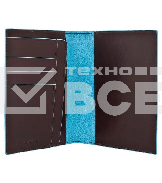 Обложка для паспорта Piquadro Blue Square PP1660B2/MO коричневый натур.кожа