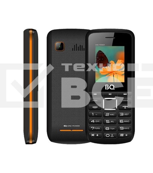 Мобильный телефон BQ 1846 One Power черный/Orange SC 6531E