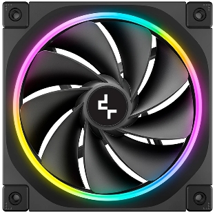 Вентилятор для корпуса Deepcool FL12R Reverse ARGb 120х120x25 черный 4-pin 33.9дБ (R-FL12R-BKAPN1-G)