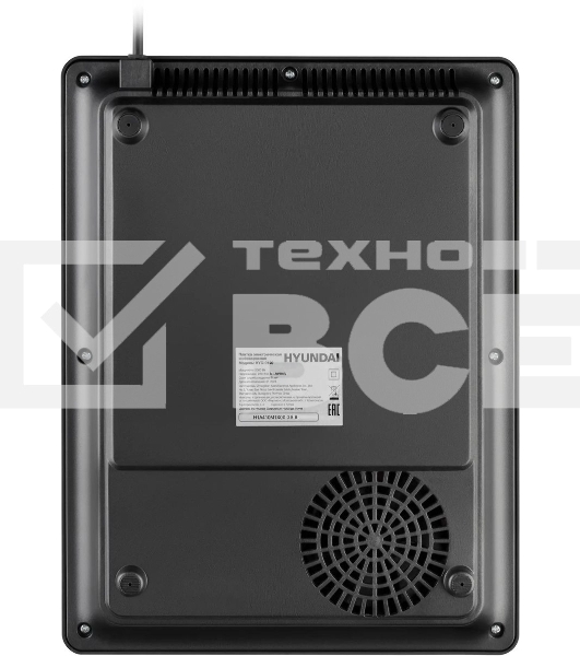 Плита Индукционная Hyundai HYC-0120 черный стеклокерамика (настольная)