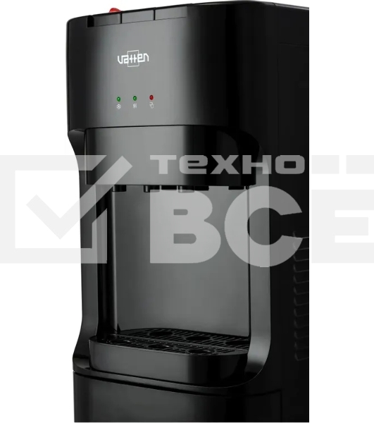 Кулер для воды Vatten L45NK, нижняя загрузка, нагрев 90 °С, охлаждение 10 °С, черный