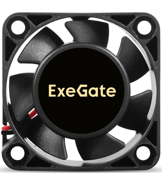Вентилятор корпусной ExeGate ExtraSilent ES04010S2P-5, 40 мм, 4000 об/мин, 19 дБ, 2-pin, без подсветки