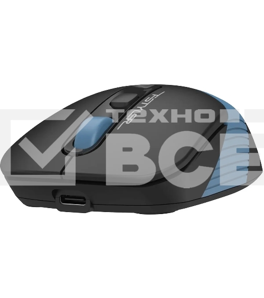 Мышь беспроводная A4Tech Fstyler FG10CS Air черный/синий, 2000 dpi, радиоканал, USB, кнопки - 4