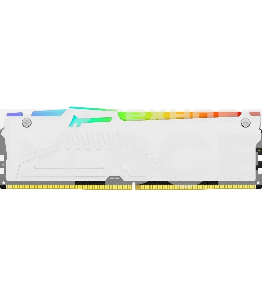 Оперативная память Kingston Fury Beast, DDR5, 32GB (2x16GB), 6000MHz, CL36, с радиаторами, RGB, белый