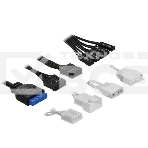 Компьютерный корпус PcCooler ME200 MESH WH белый-черный без БП ATX 3x120mm 2xUSB3.0 audio bott PSU, фото13