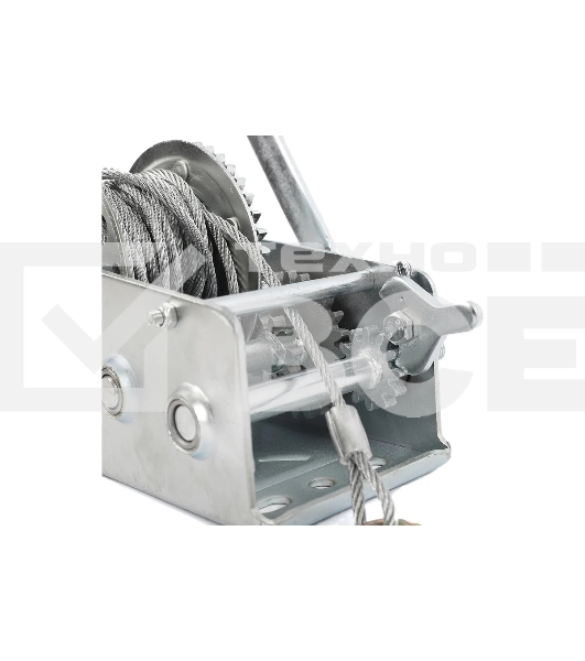 Лебедка ручная барабанная PATRIOT WH 1100B, усилие - 1100 кг, трос- 8 м