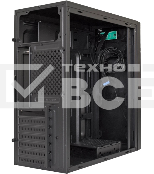 Компьютерный корпус Miditower ExeGate XP-333U-UNS500 (ATX, БП UNS500 с вент. 12см, 1хUSB/2хUSB 3.0, аудио, черный)
