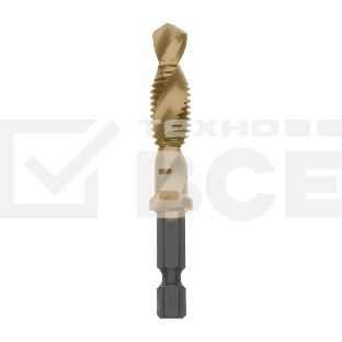 Сверло-метчик Denzel М10 х 1,5 мм, Р6М5