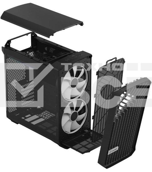 Компьютерный корпус Fractal Design Torrent Compact RGb черный TG Light Tint/FD-C-TOR1C-02