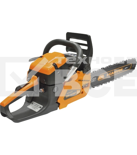 Пила бензиновая CARVER RSG 362MF [01.004.00061] (Металл.стартер, целлюлозный фильтр; 20', цепь PROFI 0,325-1,5-76зв.)