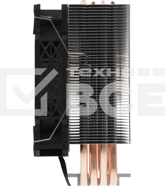 Устройство охлаждения(кулер) Accord ACC-4P12 Soc-AM5/AM4/1200/1700/1851 серебристый/черный 4-pin 31dB Al+Cu 180W 565gr brown box