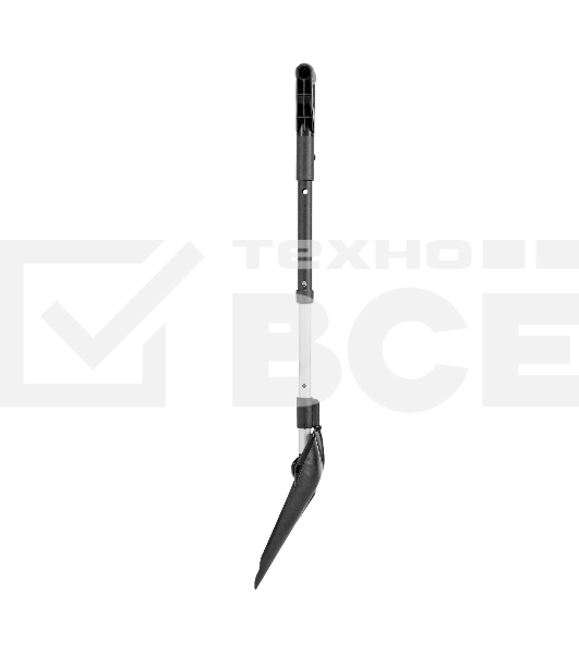 Лопата автомобильная складная Denzel алюминиевая, 220х280х585-870 мм, телескопический черенок