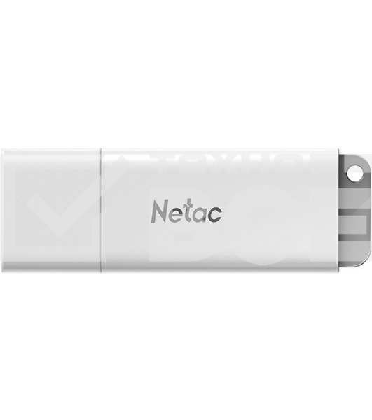 Флешка USB Netac U185 белый USB 3.0 Flash 32Gb, NT03U185N-032G-32WH, LED индикатор