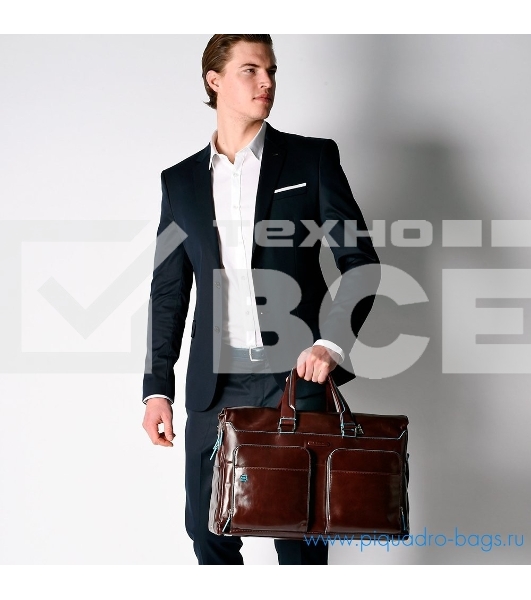 Сумка дорожная Piquadro Blue Square BV4342B2/MO натур.кожа, коричневый