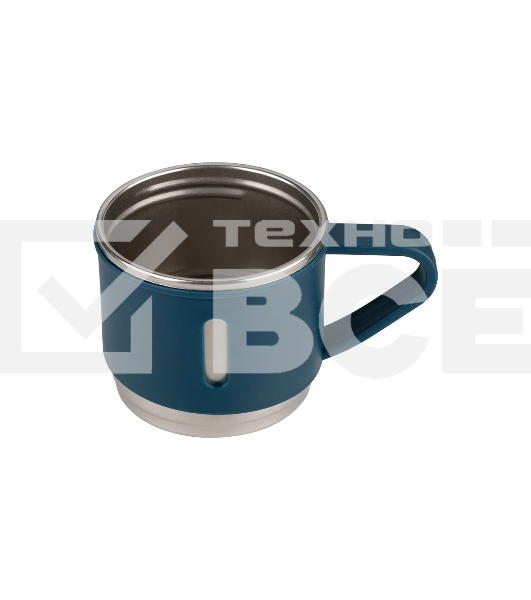 Набор: термос + ТЕРМОкружки MALLONY FESTA, 0,5 л (3 кружки), синий (106055)