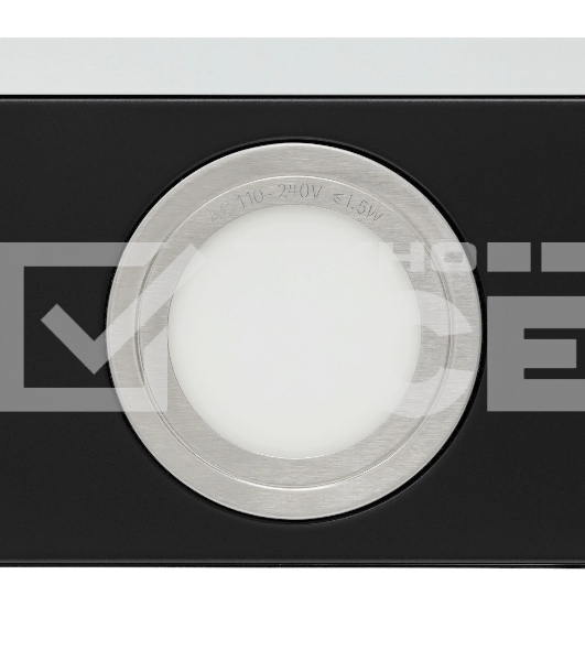 Вытяжка кухонная Krona KAMILLA T 600 BLACK (1 мотор)