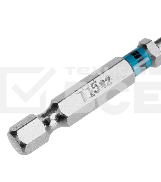 Бита Gross Torx 15х50 мм, сталь S2, шестигр., 2 шт.