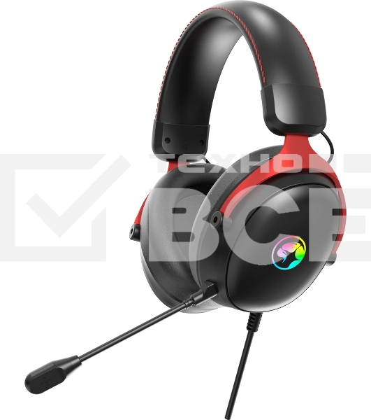 Гарнитура Marvo HG9076 Tactic X чёрный, проводная, USB, подсветка