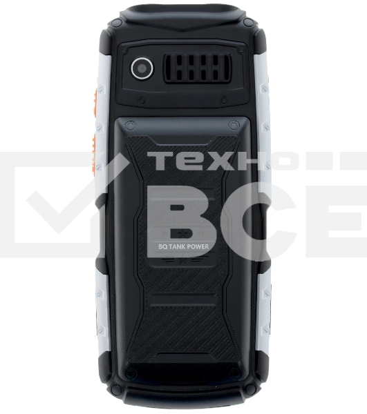 Мобильный телефон BQ 2430 Tank Power черный/серебристый