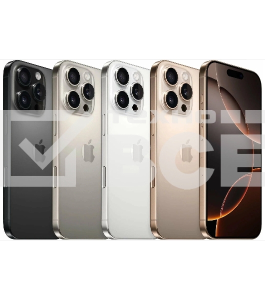 Смартфон Apple iPhone 16 Pro, 8/128Gb, бежевый титан