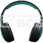 Гарнитура накладные Digma BT-15 черный/голубой беспроводные bluetooth оголовье, фото6
