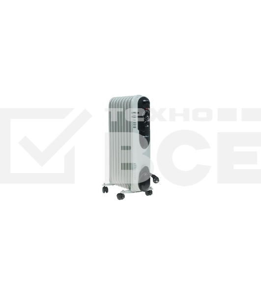 Масляный обогреватель Neoclima NC 9309, белый/черный, 2000 Вт, 25 м2, термостат