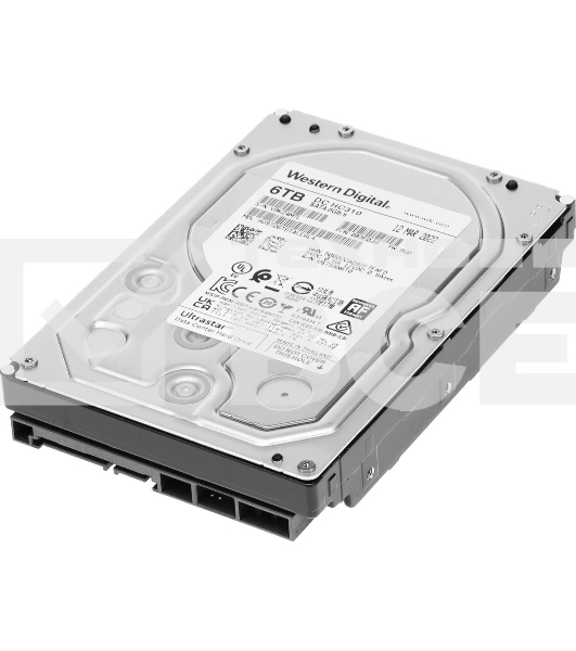 Жесткий диск Western Digital 6Tb 7200rpm HGST SATA-III 0B36039 HUS726T6TALE6L4 Ultrastar 7K6 256Mb 3.5