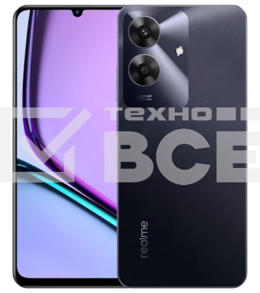 Смартфон Realme Note 60, 6/128Gb, черный