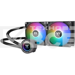 Система водяного охлаждения Thermaltake TH280 V2 ARGB Soc-AM5/AM4/1200/1700/1851 черный 4-pin 34.7dB Al+Cu Ret (CL-W375-PL14SW-A)