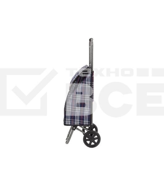 Тележка с сумкой Рыжий кот D203ECO Tartan, до 30 кг