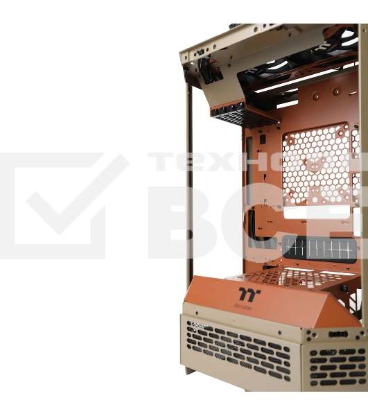 Корпус Thermaltake The Tower 300 Gravel Send коричневый без БП mATX 8x120mm 6x140mm 2xUSB3.0 audio bott PSU