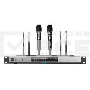 Радиосистема DSPPA D5821 беспроводная True Diversity UHF (2 портативных микрофона)