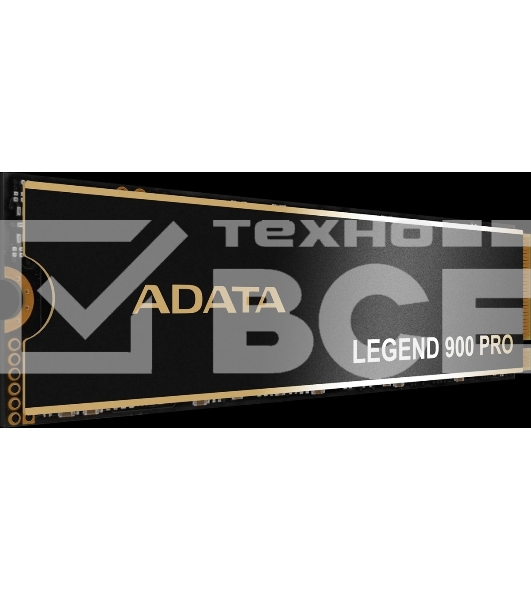 Твердотельный накопитель ADATA SSD LEGEND 900 PRO, 2000GB, M.2(22x80mm), NVMe 1.4, PCIe 4.0 x4, 3D NAND, R/W 7400/6500MB/s, IOPs н.д./н.д., TBW 1200, DWPD 0.3 (5 лет)