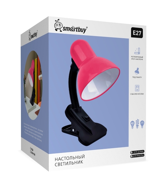 Светильник настольный Smartbuy (SBL-DeskL01-Pink) 40W/E27