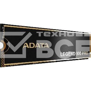 Накопитель SSD ADATA LEGEND 900 PRO, 4000Gb, M.2(22x80мм), NVMe 1.4, PCIe 4.0 x4, 3D NAND, R/W 7400/6500Mb/s, IOPs н.д./н.д., TbW 2400, DWPD 0.3 (5 лет)