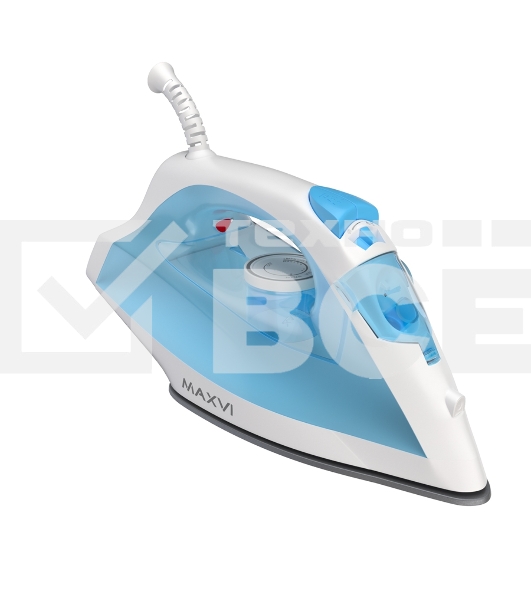 Утюг Maxvi SI1801 белый/голубой