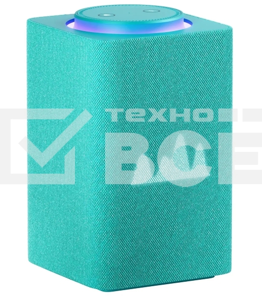 Умная колонка Yandex Станция Макс Zigbee Алиса 65W 1.0 BT/Wi-Fi 10м, (YNDX-00053TRQ), бирюзовый