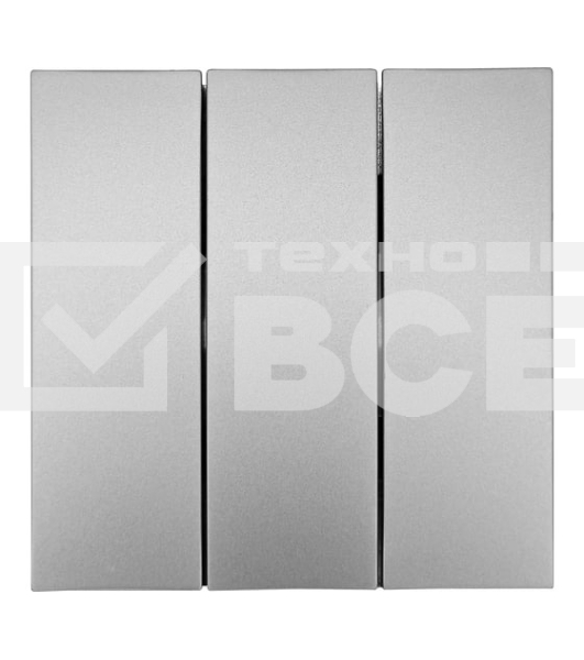 Выключатель 3-кл. СП ZIMA IP20 10А безвинт. зажим серый матовый LEZARD 704-7488-109QC