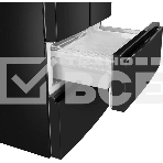 Холодильник Maunfeld MFF180NFBE01 черный трехкамерный 224/113л морозилка снизу, No Frost, фото7